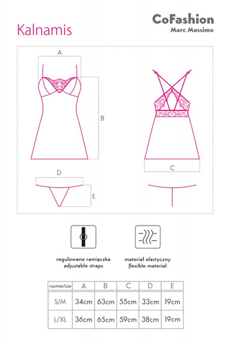 Kalnamis CF 90485 Komplet damski CoFashion Marc Massimo 