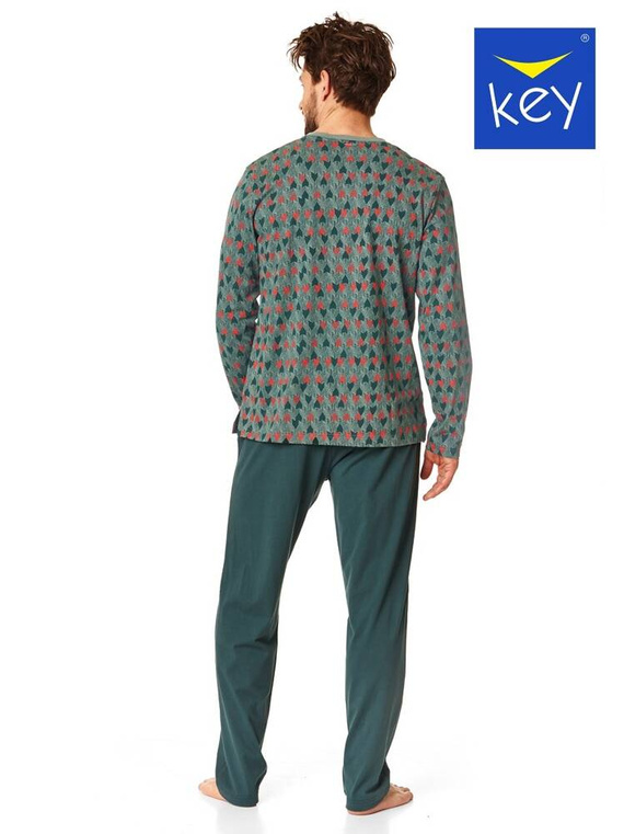MNS 916 Piżama Męska Key zielony