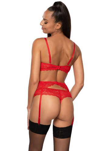 S-0198/4  Estelle Stringi damskie Mat - czerwony