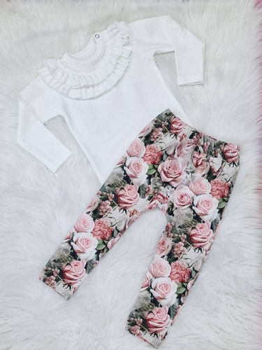 Agnes Spodnie niemowlęce Bambarillo kwiaty