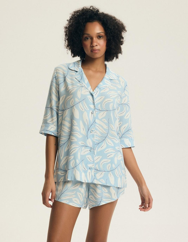 Piżama damska 44482 Estes 100% wiskoza rozpinana