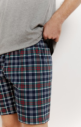 3395, 3392 Kyle Piżama męska Taro- grafitowy melanż 