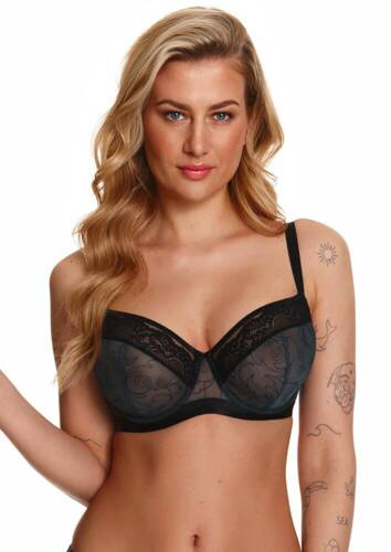 2413 Biustonosz miękki Lupoline- zielony