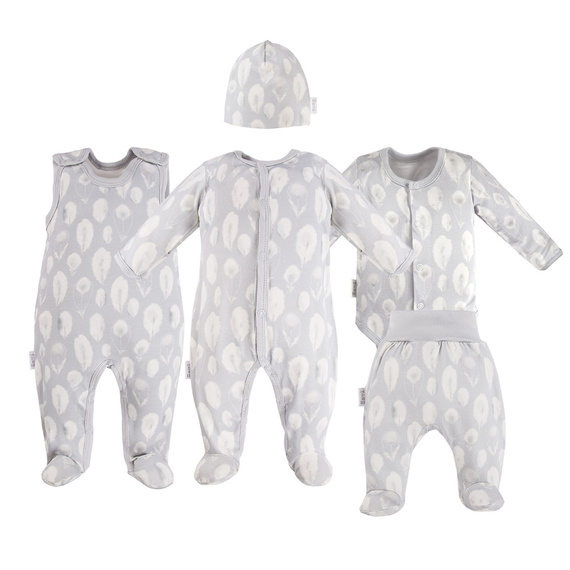 Bamboo Komplet 5 elementów Ewa Klucze- niebieski