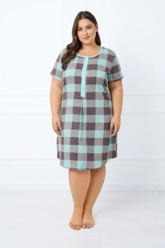 Sandra koszula nocna i do karmienia, krótki rękaw Italian Fashion