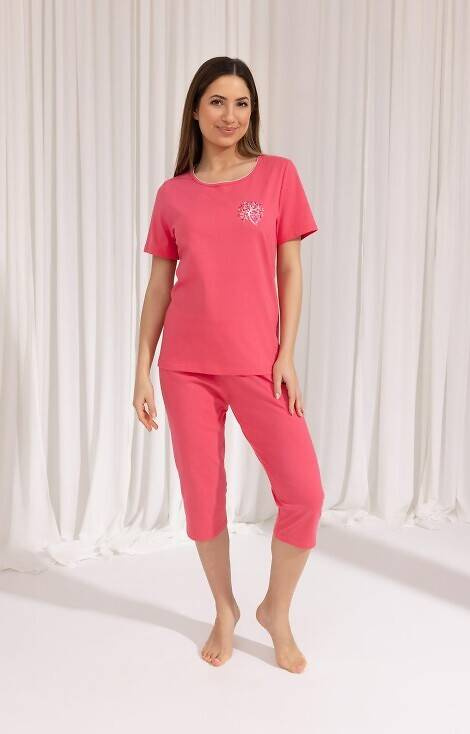 692 Piżama damska Regina -malinowy