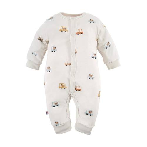 Cars & Bears Pajac niemowlęcy bez stópek Eevi - ecru