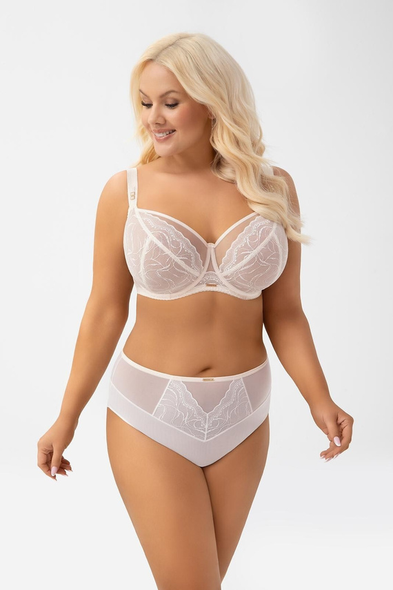 Gorsenia B 011 Dora brazyliany biszkoptowe koronka komfort premium