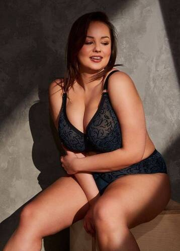 BS 1213  Adaline Maxi Biustonosz póusztywniany (semi soft)Gaia-turkusowy