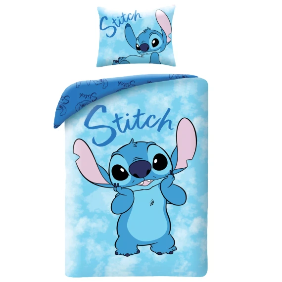 Pościel bawełniana Halantex Lilo i Stitch 140x200 dwustronna 70x90