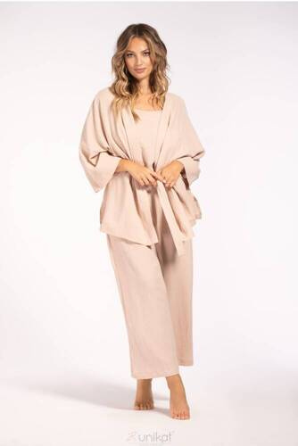 Henrietta komplet damski Unikat beżowy
