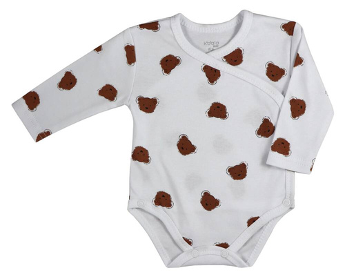 Little One 3pak Body niemowlęce rozpinane Koala