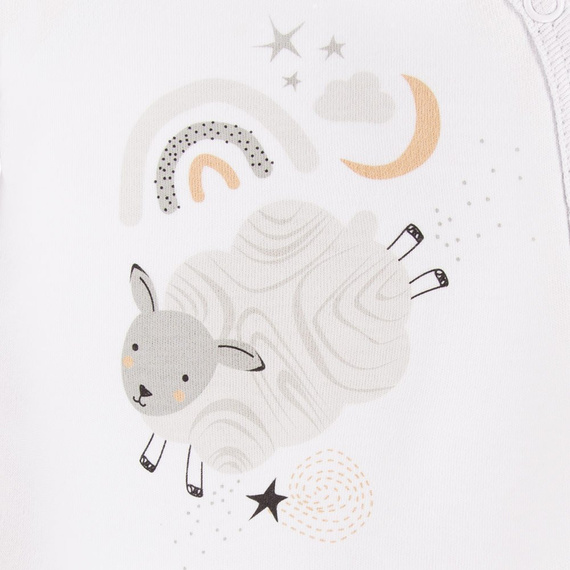 Mellow Body Kopertowe z nadrukiem Ewa Klucze- biały