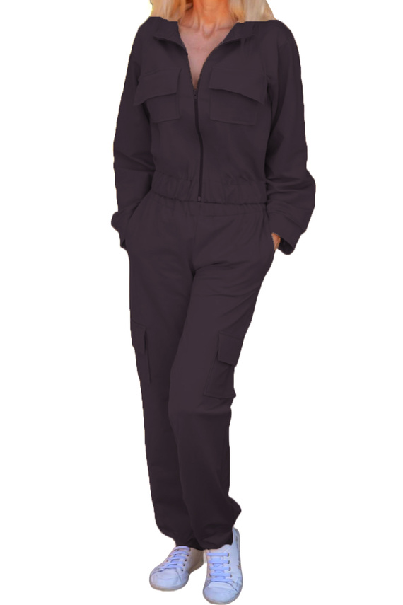 Dres damski Mili Mirale bawełniany, wygodny komplet z kieszeniami – polska produkcja - czarny