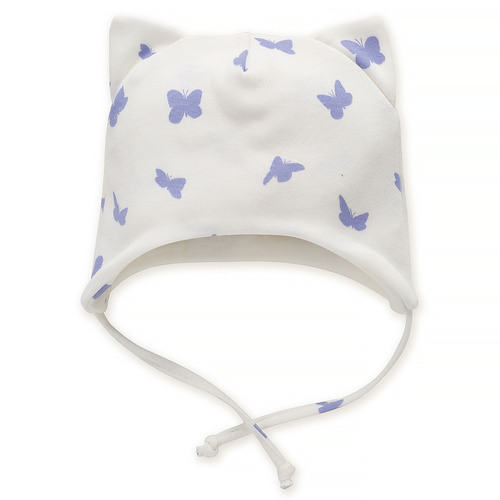 Imagine Czapka niemowlęca wiązana Pinokio - ecru