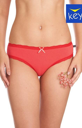 LPN 709 A22 Figi damskie 2-pak Key czerwony-szary