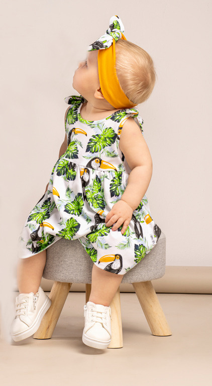 186166 Sukienka bawełniana "Tukan" Nicol