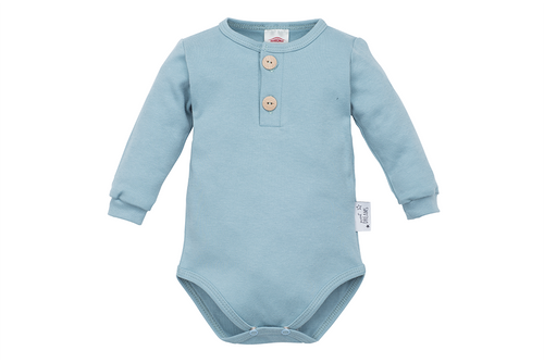 03221TD "SWEET DREAMS" Body guzik polo Makoma turkusowy