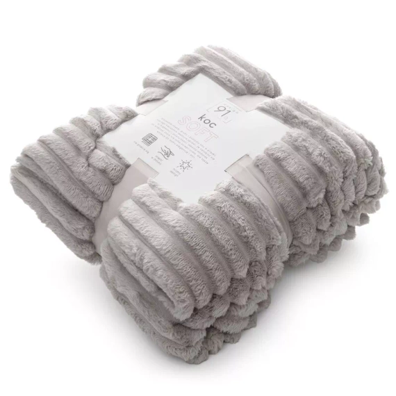 Soft koc narzuta z mikrofibry Designe91 beżowy