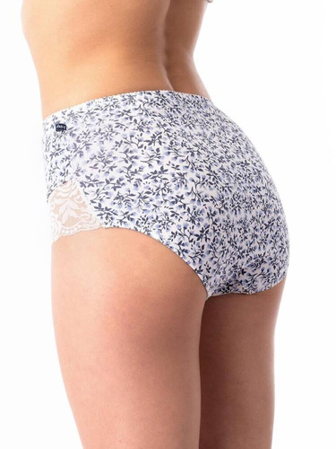 LPF 526  A'2 Figi damskie 2-pak Key biały granatowy