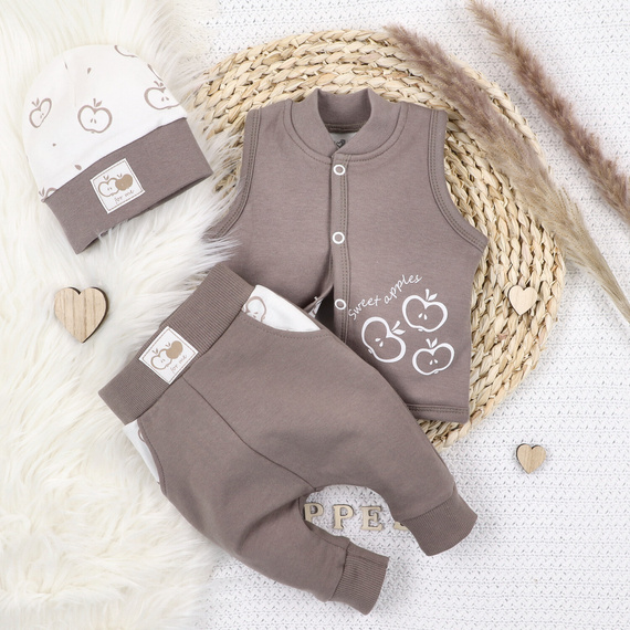 ABN-5304/CZE Happy Apples Spodnie dresowe z bawełny organicznej Nini 