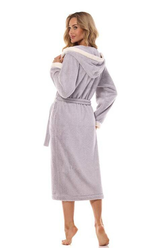 2419 Tess Szlafrok Damski długi L&L - crystal