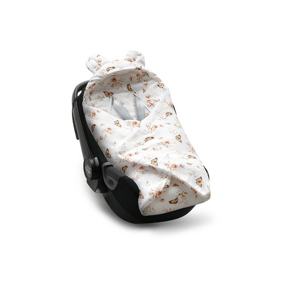 Butterflies Kocyk bambusowy do fotelika Yosoy