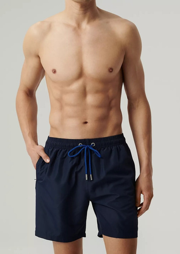 KMB-223 Kąpielówki męskie Atlantic- granatowy