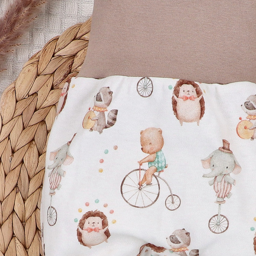 ABN-5590 Circus Pośpiechy niemowlęce Nini – 100% bawełna organiczna, miękkie i antyalergiczne