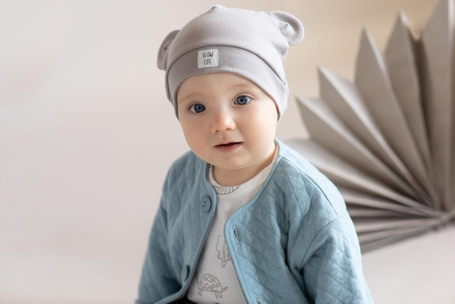 Slow Life Rozpinana Bluza Pinokio - niebieski 