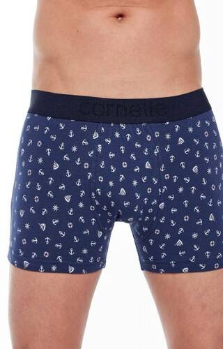 508/145 High Emotion Bokserki męskie Cornette - granatowy