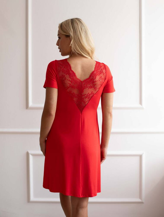 Simone Koszula Nocna Babella - czerwona