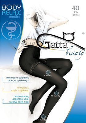 Rajstopy Body Relax medica Gatta 40 den - beż