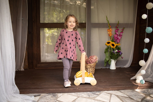 Tres Bien Legginsy niemowlęce Pinokio - grafit  