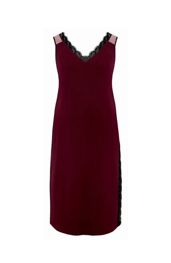 Zafira By Night Koszulka Nocna NIPPLEX- burgund