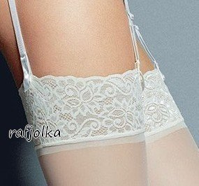 Calze Mary pończochy do paska - naturale