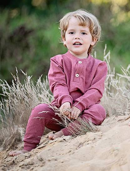 11190B "Maroon" Dres niemowlęcy Makoma