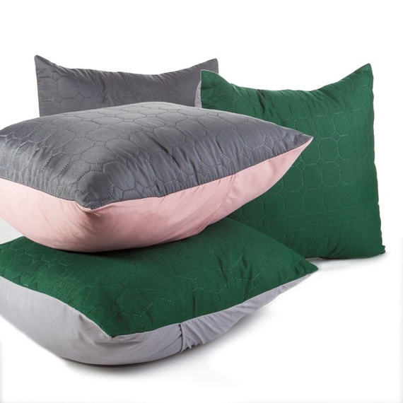 Poszewka z efektownym wzorem ADRI Design91- granat