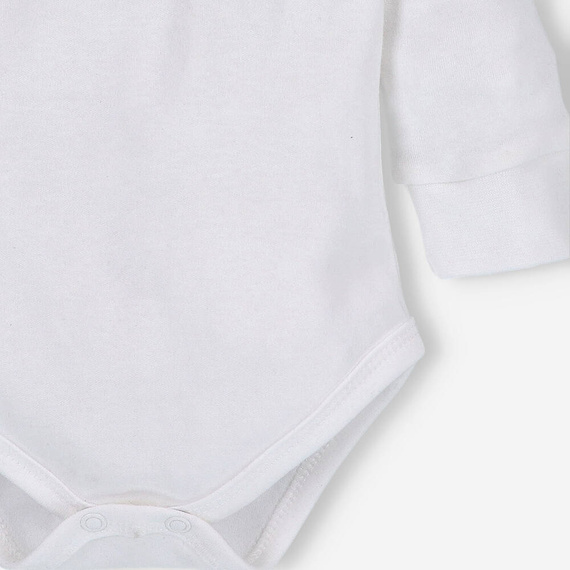 ABN-5265/ECR Wild Animals Body z bawełny organicznej Nini ecru