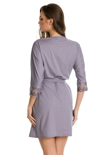 05090 Stella Szlafrok damski Mediolano - szary