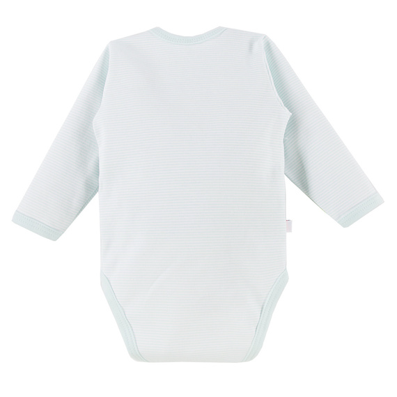 Big Bear Body rozpinane z długim rękawem Eevi - miętowy paski