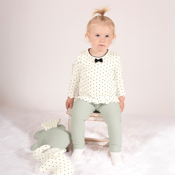 208201 Legginsy "Lizy" Nicol - oliwkowy