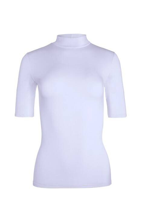 Layla Bluzka półgolf z krótkim rękawem Babell - lawenda