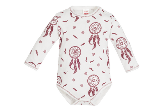 Body z długim rękawem "DREAM'S" Makoma biały