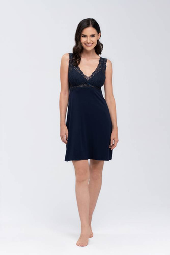 Larisa Koszula Nocna Babella - granatowa