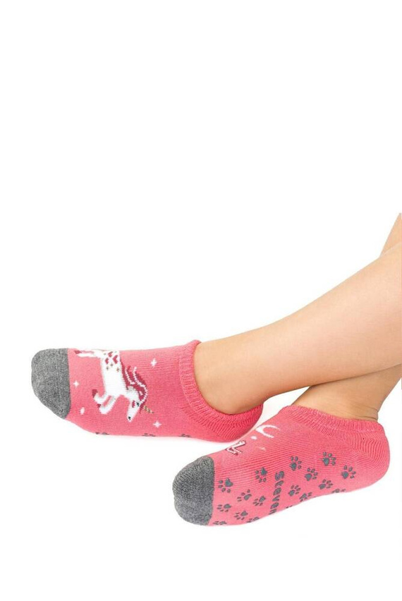 art.134 Stopki Frotte ABS Steven 005 różowy