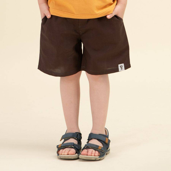 Safari Krótkie spodenki dla chłopca Pinokio - brązowy