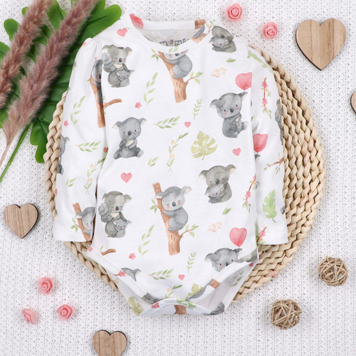 ABN-5634 Body niemowlęce Słodka Koala Nini 100% bawełna organiczna Polska