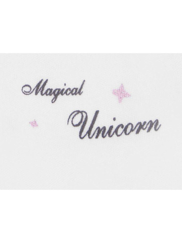 Półśpioch bawełniany "Unicorn" Terjan - biały