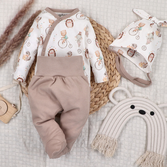 ABN-5591 Circus Pośpiechy niemowlęce Nini – 100% bawełna organiczna, miękkie i antyalergiczne